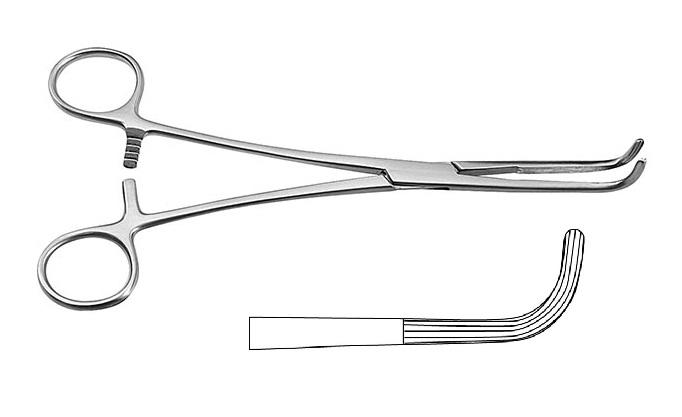 MIXTER Затискач гемостатичний; №1; зігнутий; із зубчиками; 22,0см. Tontarra Medizintechnik GmbH